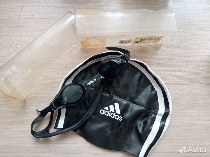 Очки для плавания adidas storm 1 PCS и шапочка