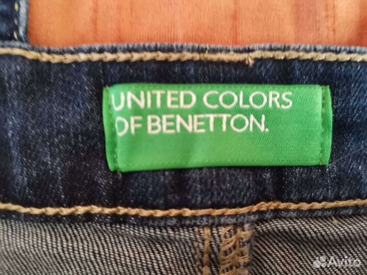 Комбинезон джинсовый Benetton для девочки 10-11лет