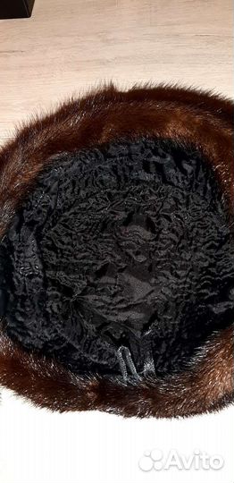 Шапка норковая женская