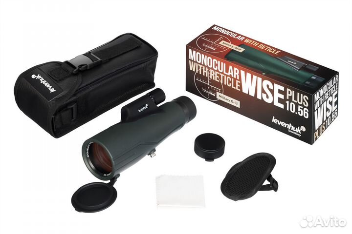 Монокуляр Levenhuk Wise plus 10x56 с сеткой