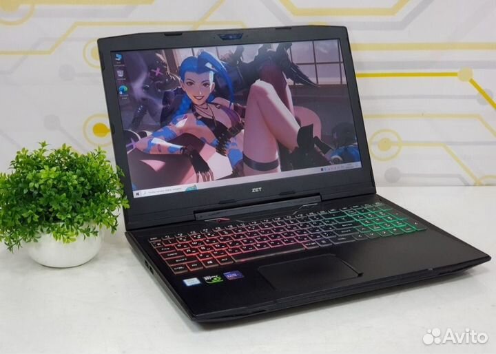 Игровой Мощный core i5-8300H/Nvidia1050TI/SSD/IPS