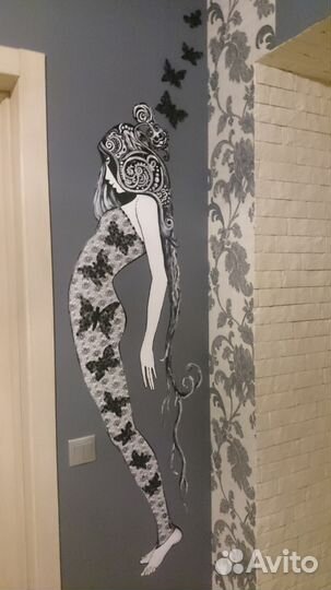 Дизайн интерьера/ Роспись стен и мебели/картины