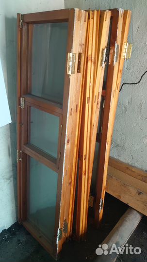 Деревянные оконные рамы б/у