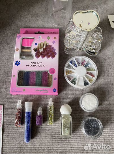 Большой набор для маникюра (декор)