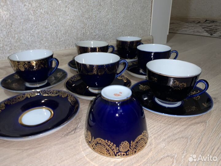 Чайная пара лфз cobalt
