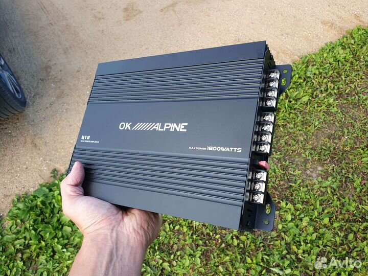 Усилитель Alpine 4 канала 1800W
