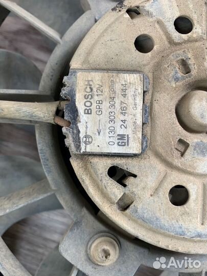 Вентилятор радиатора Opel Zafira B минивэн A17DTR