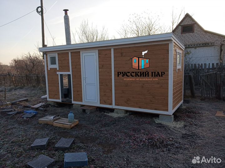 Баня под ключ 6х2,4 с гарантией