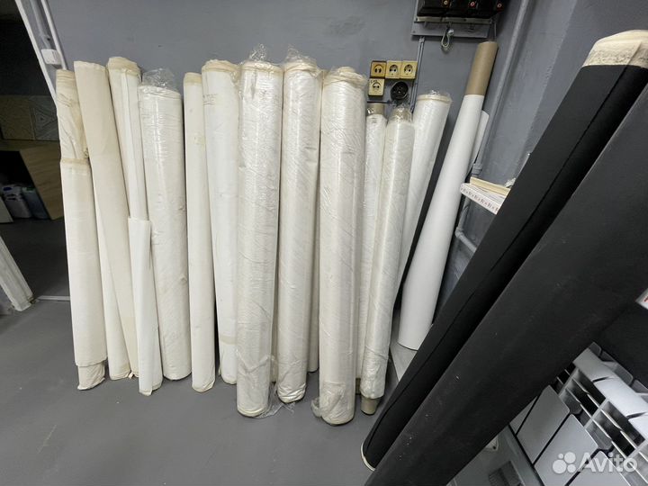 Холсты в рулонах