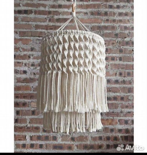 Абажур макраме