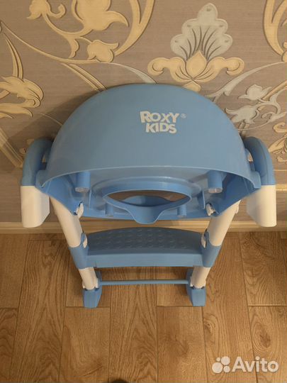 Детское сиденье на унитаз с лесенкой Roxy Kids