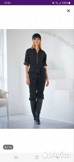 Вельветовый комбинезон женский