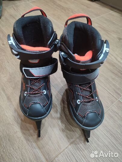 Коньки детские раздвижные, р. 29-32