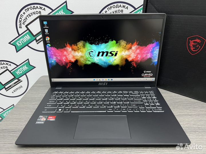 Ноутбук msi modern 15 b12m 211ru