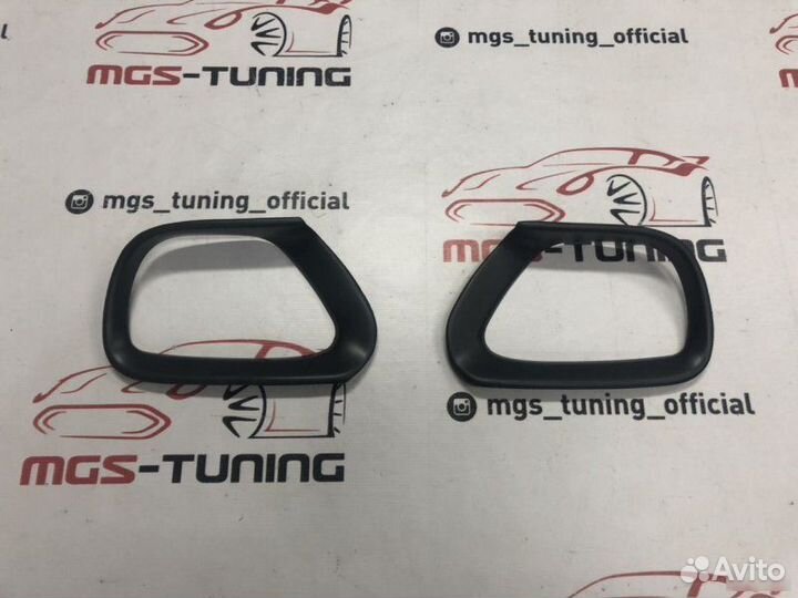 Комплект накладок для выхлопа 5.0 BMW X5 е70