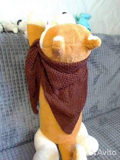 Косынка вязаная крючком