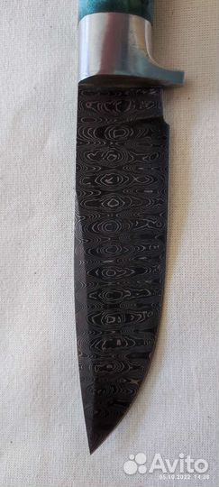Нож кованый дамаск