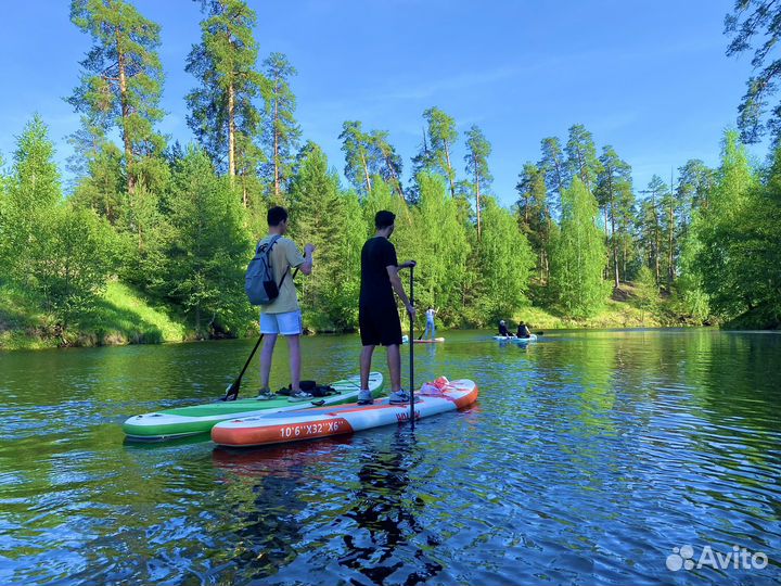 Тур на сапах по озерам и рекам в Чувашии