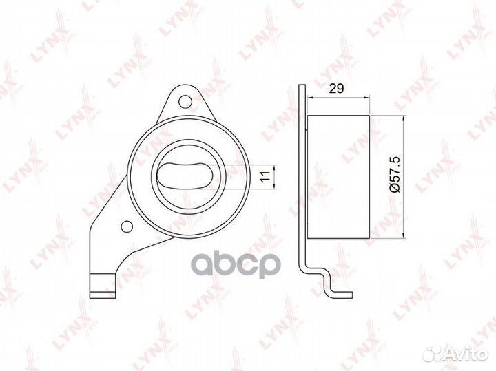 PB-1065 Натяжной ролик / грм lynxauto PB-1065 L