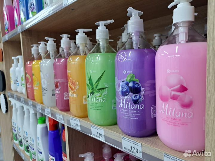 Жидкое крем-мыло Grass Milana