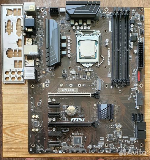 Материнская плата z370 с процессором i3 9300