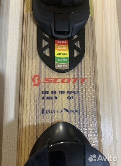 Горные лыжи scott mission 2012г, 178см