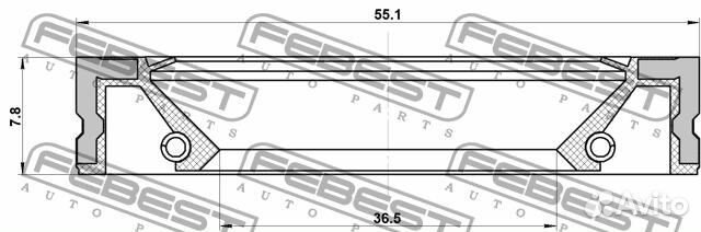 Сальник масляного насоса toyota/suzuki/volvo