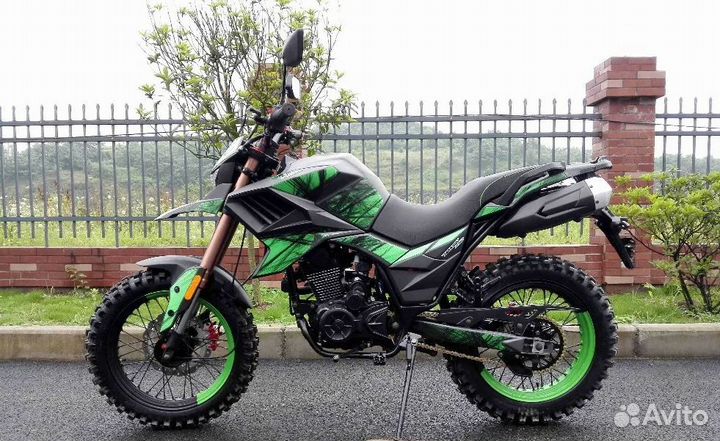 Мотоцикл rockot Рокот hound offroad 250 (зеленый)