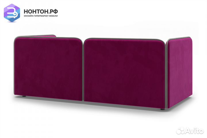 Кровать Лотос розовая / бежевая