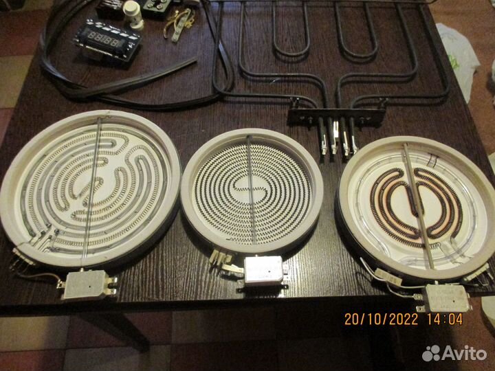 Запчасти от электроплиты плиты зви 501 бу