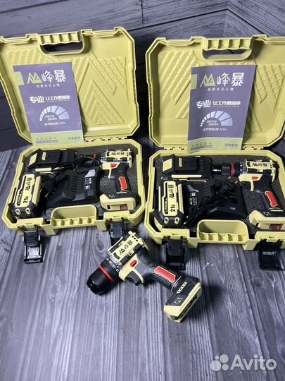 2 шуруповерта +тушка