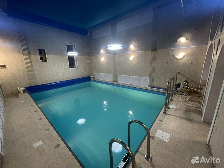 Баня сауна с бассейном