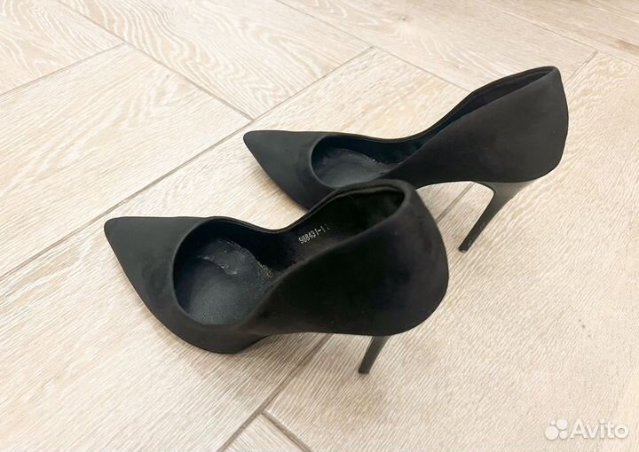 Туфли женские замшевые