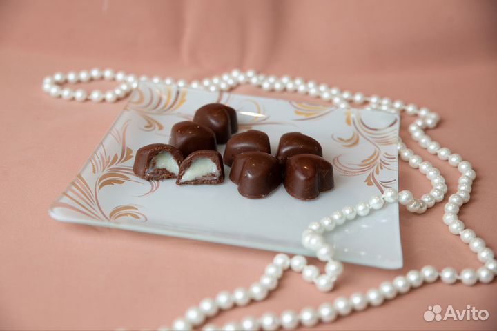 Без сахара Шоколадные конфеты ручной работы