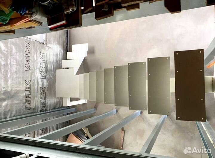 Лестничный каркас под ключ