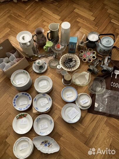 Тарелки разные новые и б/у, много