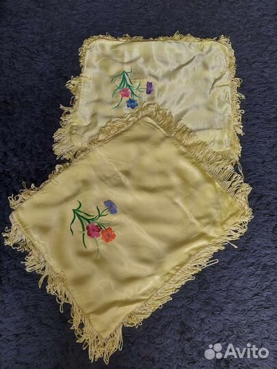 Подушка гобелен Наволочка с вышивкой 2шт