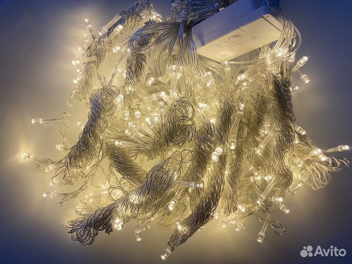 Новая Гирлянда занавес 3х3 / Штора. Разные