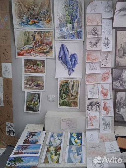 Наброски, рисунок живопись