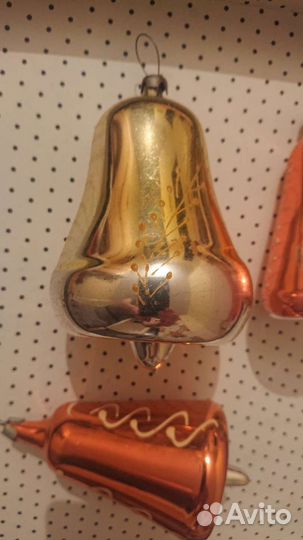 Колокол Прожектор Сосульки елочные игрушки СССР
