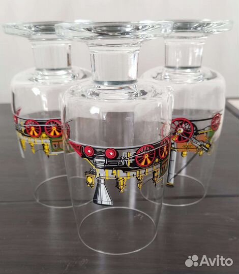 Фужеры чешское стекло