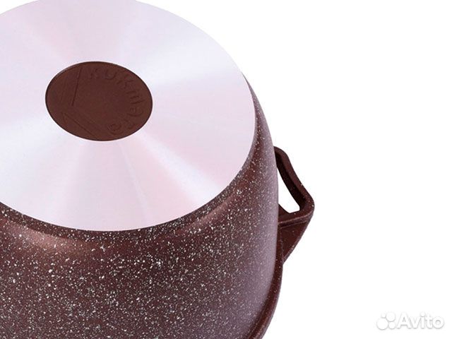 Кастрюля с антипригарным покрытием со стеклянной к