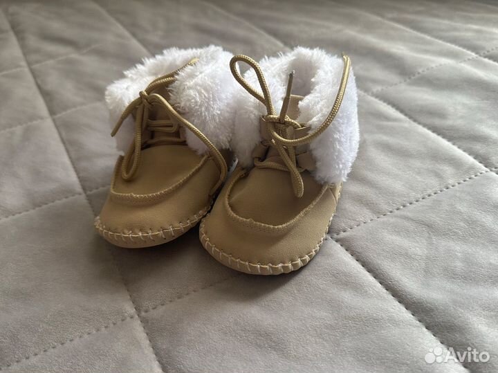 Теплые пинетки 13 см