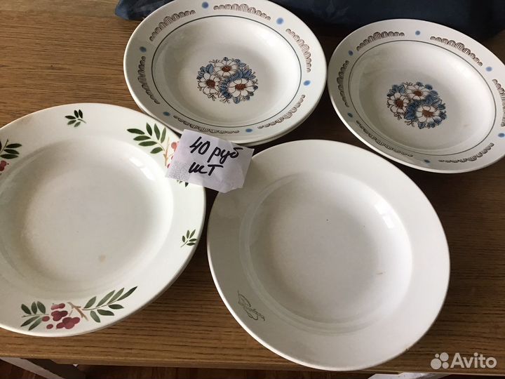 Тарелки дулево СССР