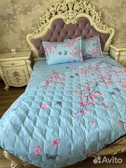 Постельное белье с одеялом стеганным