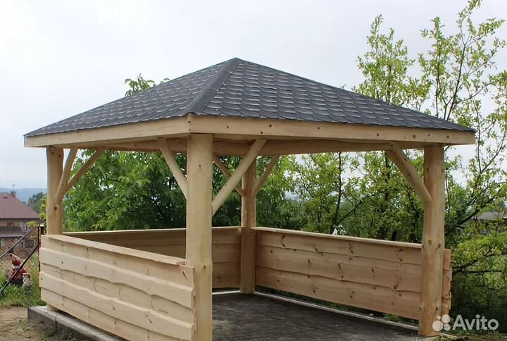 Строительство подиумов, беседок, бань итд