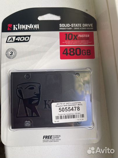 Kingston a400 480gb Новый рст