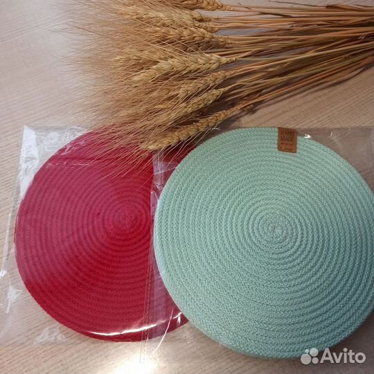 Сервировочный набор из хлопкового шнура