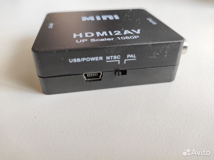 Конвертер переходник с hdmi на 3RCA (тюльпаны AV)