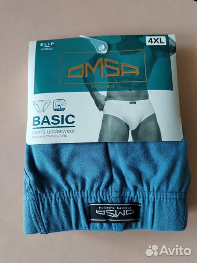 Трусы плавки Омса Omsa 3XL и 4XL